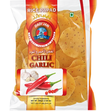 Rice Papad Chilli Garlic (200gm)