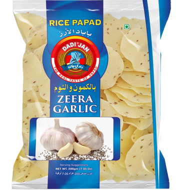 Rice Papad Zeera garlic (200gm)