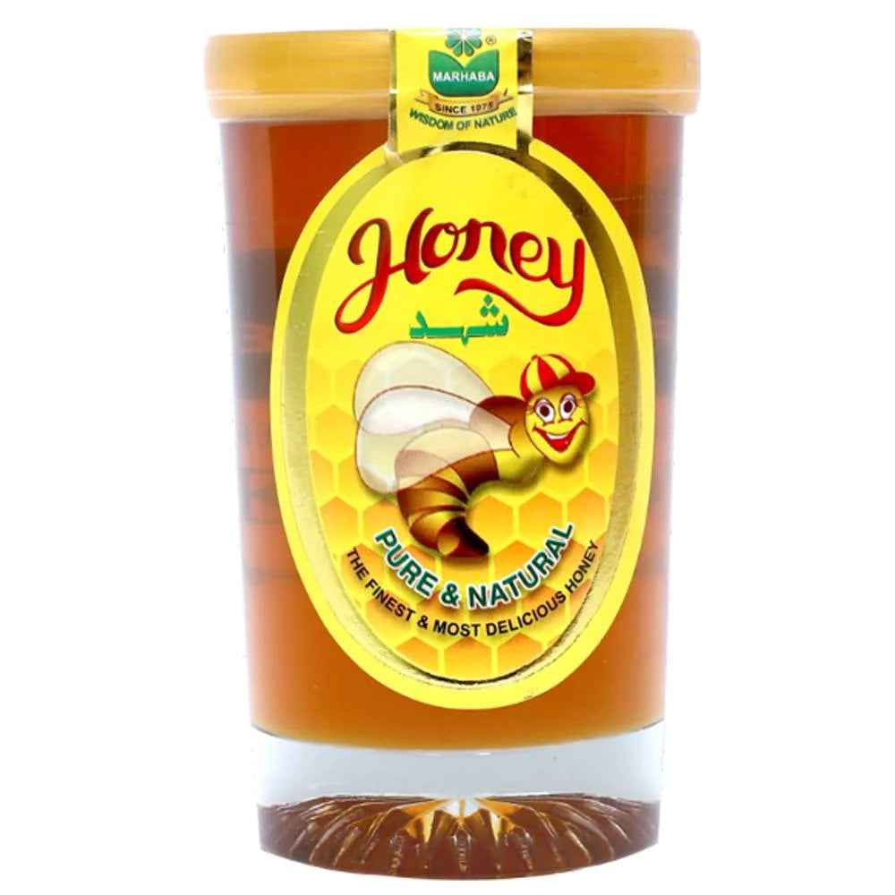 Marhaba Honey glass bottle 500 gm